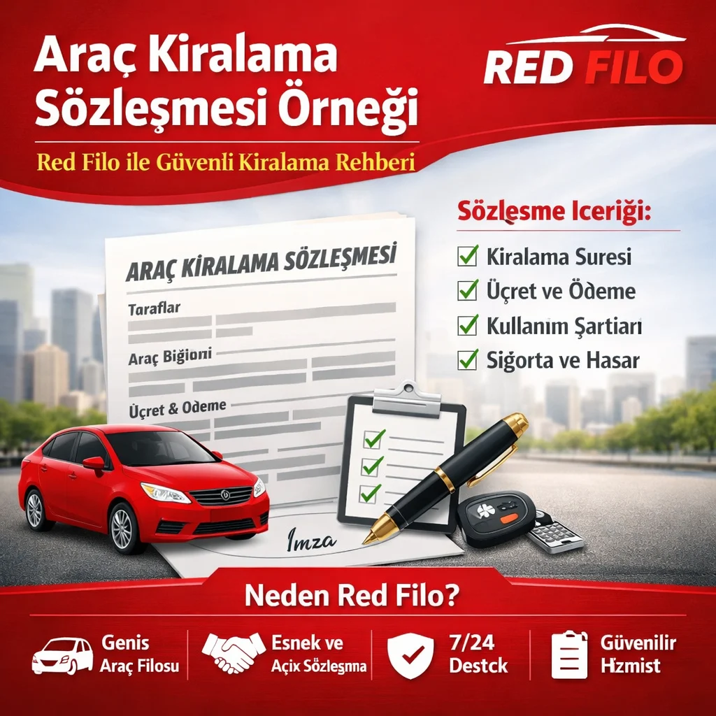 Araç kiralama sözleşmesi örneği​